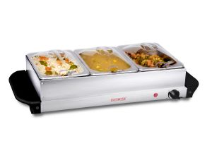 Buy Clearline 3 Pan Food Warmer And Buffet Server online