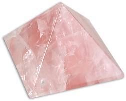 Rose Quartz Crystal Pyramid (40 Grams) (Crystal Healing)