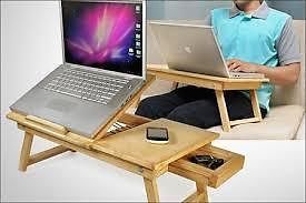 Buy Portable Multipurpose Laptop Wooden E-table For Study Reading online