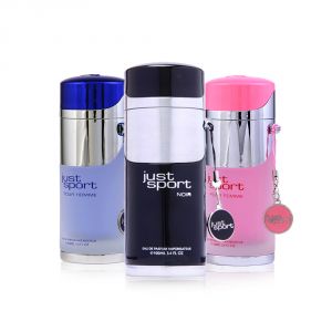 Buy Ekoz Just Sport Perfume Combo For Men, Women & Unisex (Pack Of 3, 100 Ml Each) online