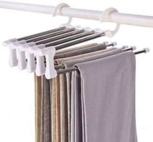 Buy Buy 2 Get 2 Free - 5 In 1 Stainless Steel Multifunction Retractable Hanger online