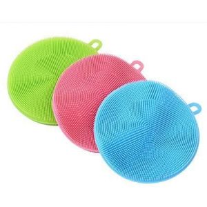 Buy Scrubber - Non Stick Silicone Dishwashing Scrubber ( Pack Of 5) online