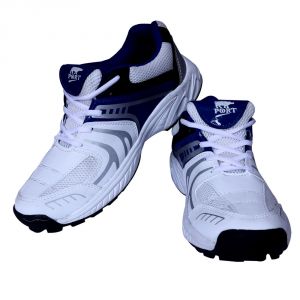 Buy Port Razzer White Cricket Sports Shoes online