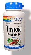 Solaray Thyroid Blend SP-26 -- 100 Capsules