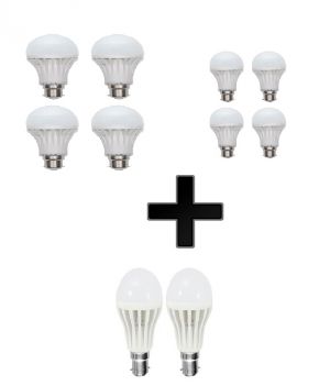 Buy Vizio Combo Of 10 W LED Bulbs(set Of 4), 12 W LED Bulbs(set Of 4) With 5 W LED Bulbs(set Of 2) online