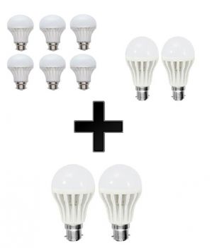 Buy Vizio Combo Of 3 W LED Bulbs(set Of 6), 7 W LED Bulbs(set Of 2) With 5 W LED Bulbs(set Of 2) online