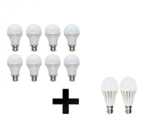 Buy Vizio Combo Of 3 W LED Bulbs( Set Of 2) With 7 W LED Bulbs(set Of 8) online