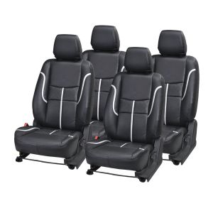 Buy Pegasus Premium Indica Car Seat Cover - (code - Indica_black_silver_prime) online