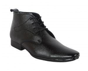 George Adam Mens Synthetic Leather Office Black Boots Code George Adam Mens Synthetic Leather