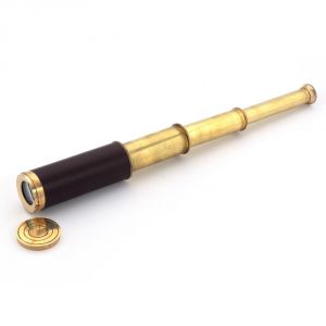 Buy Vivan Creation Royal Real Telescope In Pure Brass And Leather 199 online