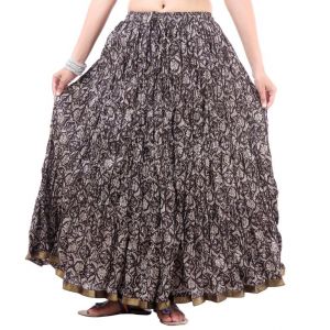 Buy Vivan Creation Shree Mangalam Mart Multicolor Printed Skirt Free Size online