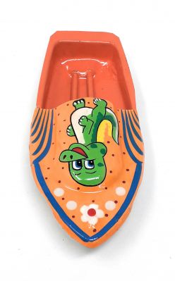 Buy Kuhu Creations Explorer Toy Steam Power Orange Dinosaur Steam Tin Ship ( Code - Orangedinos-01 ) online