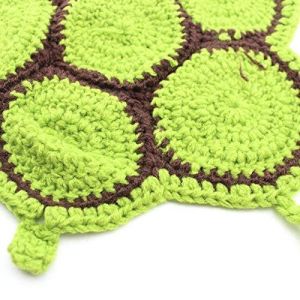Buy Kuhu Creations New Born Baby And Infant Cute Prop Handmade Photography Prop With Crochet Knit. (green Turtle Style) online
