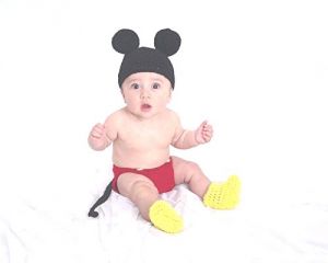 Buy Kuhu Creations New Born Baby And Infant Cute Style Handmade Photography Prop With Crochet Knit. (red Yellow Mkm Style) online