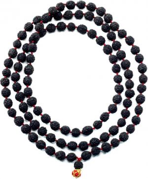 Buy Omlite Black Rudraksha Mala - ( Code - 514 ) online
