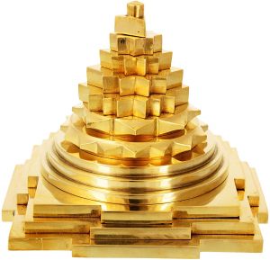 Buy Omlite Maha Meru Shri Yantra Golden - ( Code - 241 ) online