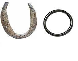 Buy Real Black Horse Shoe Ring Combo Pack For Shani Dosh Nivaran online