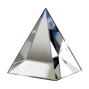 Buy Sobhagya Crystal Glass Pyramid Healing Crystal Feng online