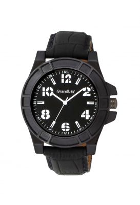 Buy Grandlay  Black Watch For Men online