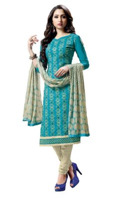 chiffon material churidar