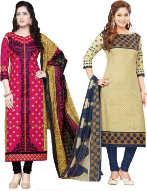 online shopping dress materials combo offers