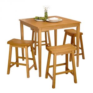 Afydecor Transitional Dining Set With Bar Stools (Product Code)_2422