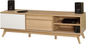 Afydecor Modern Entertainment Unit With Enclosed Storage Having Sliding Doors(Product Code)_3155