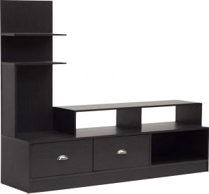 Afydecor Contemporary Entertainment Unit With Vertical Shelf(Product Code)_3160