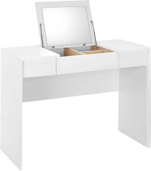 Afydecor Contemporary Vanity Mirror With Plank Legs(Product Code)_3467