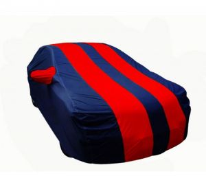 Buy Autofurnish Stylish Red Stripe Car Body Cover Maruti Suzuki New Alto 800 - Pearl Blue online