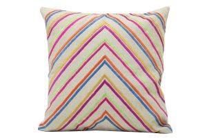 Buy Blueberry Home Linen fabric Multicolor color Cushion cover online