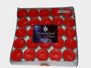 AMOUR ROSE TEA-LIGHT CANDLE(Pack Of 50)