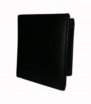Black Strap Textured Premium Book Style Mens Genuine Leather Wallet By GetSetStyle GSSRE-BLK-7067