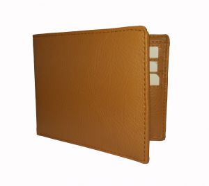 Charming Golden Textured Mens Premium PU Leather Wallet By GetSetStyle GSSREPU-GLD-7075