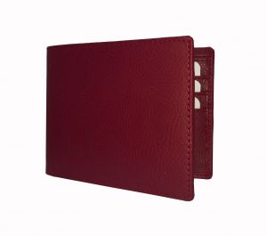 Charming Red Textured Mens Premium PU Leather Wallet By GetSetStyle GSSREPU-RED-7074