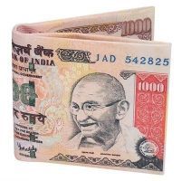 Buy 1000 Rupee Indian Note Shaped Smart Currency Wallet online