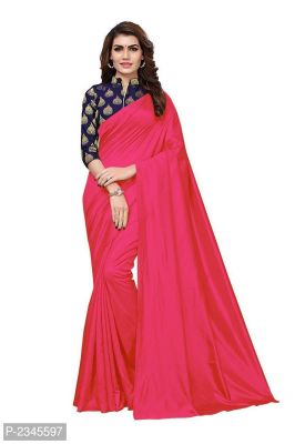 Buy Mahadev Enterprises Pink Silk Saree With Jacquard Blouse Pics online