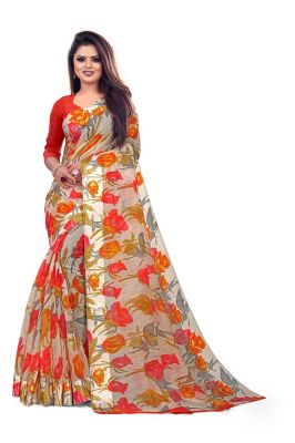 Buy Mahadev Enterprises Multicolor Linen Satin Patta Saree With Running Blouse Piece - ( Code - Bbc175-bb ) online