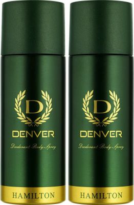 Denver Hamilton Deo Combo (Pack Of 2) Body Spray - For Men (150 Ml)