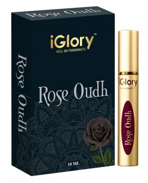 Buy Iglory Roll On Fragrances' Alcohol Free Pure Scents - Rose Oudh - 10ml online