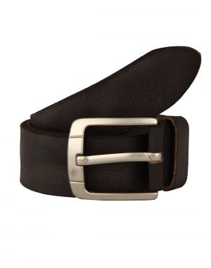 Buy Jl Collections Men's Casual Black Single Hide Genuine Leather Belt online