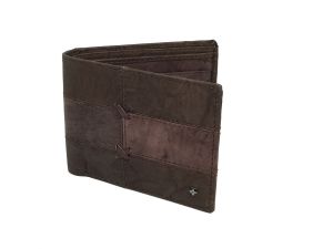 Buy Jl Collections Mens Dark Brown Genuine Leather Wallet (6 Card Slots) online
