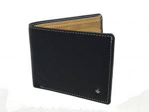 Buy Jl Collections Mens Black Genuine Leather Wallet (6 Card Slots) online