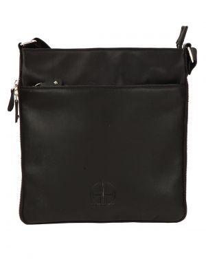 Buy Jl Collections Unisex Leather Shoulder Expandable Sling Bag online