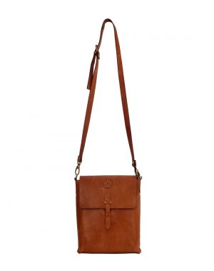 Buy JL Collections Unisex Tan Leather Shoulder sling Bag online