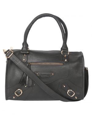 Buy Jl Collections Women's Leather Grey Shoulder Bag online
