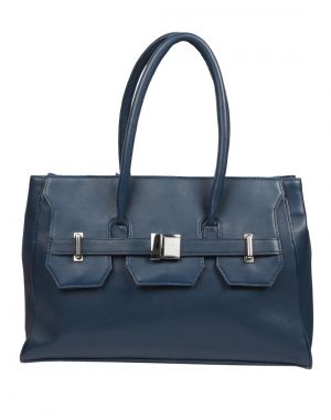 Buy Jl Collections Women's Leather Blue Shoulder Bag online