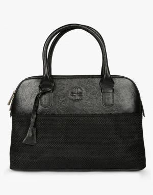 Buy JL Collections Women's Leather & Jute Shoulder Bag online