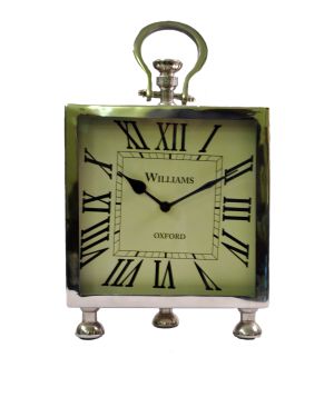 Buy Duggals Silver Meatal Clock Big online