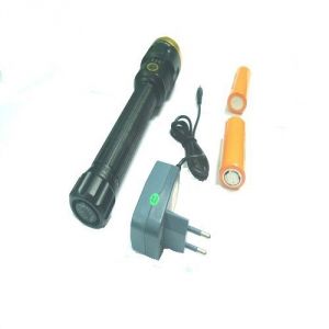 Buy 800m Rechargeable Battery Indicator LED Flashlight Torch 9.6 Inches online